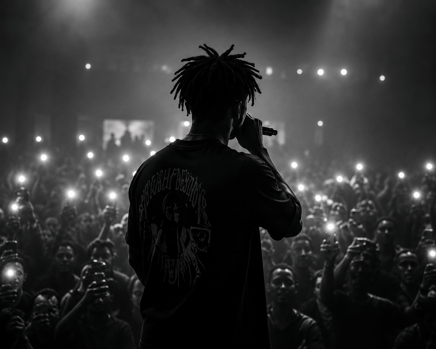 Artist performing